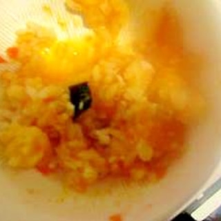 お刺身をレンジで温めて簡単！ひらめの離乳食！
